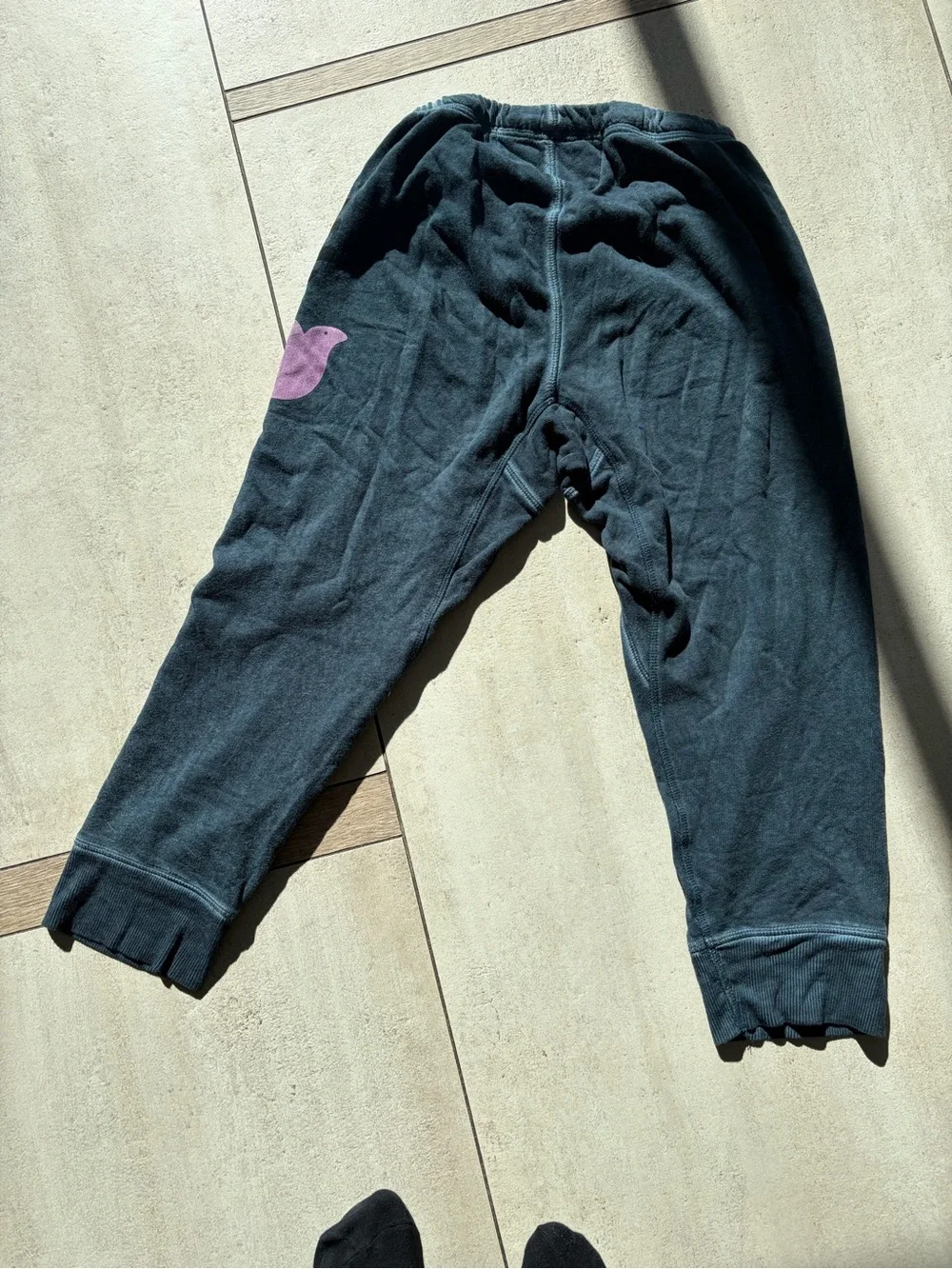 NO FURTHER MARKDOWN  price is price Freecity Black Joggers w/ Pink Accent & Logo - Picture 6 of 7